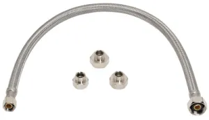 30 In. Universal Faucet Connector - Stainless Steel