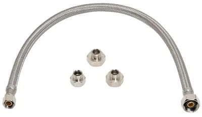 30 In. Universal Faucet Connector - Stainless Steel