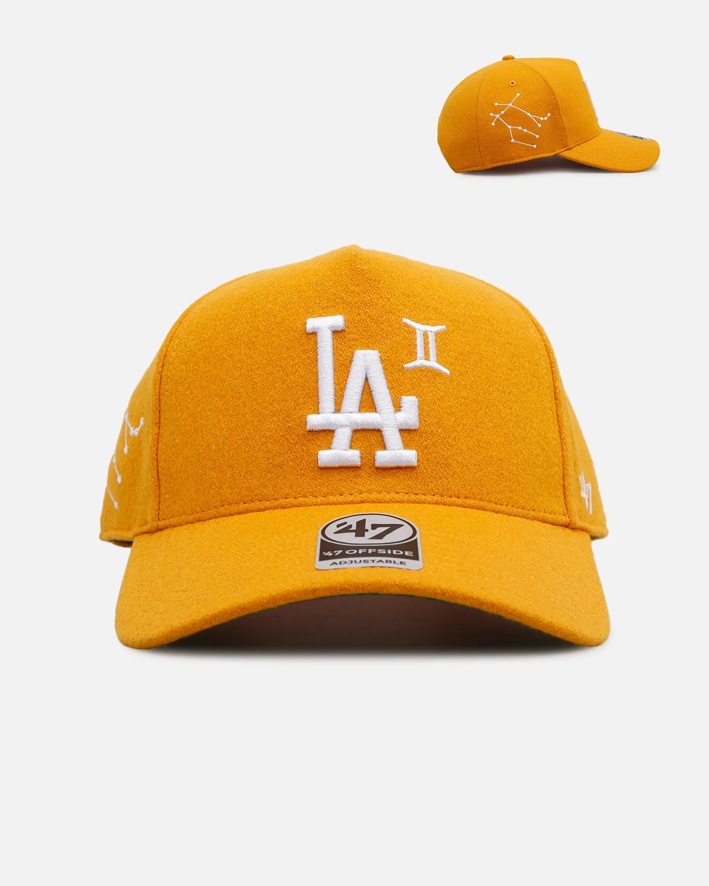 47 Brand Los Angeles Dodgers 'Zodiac' Gemini 47 Offside Snapback Gold