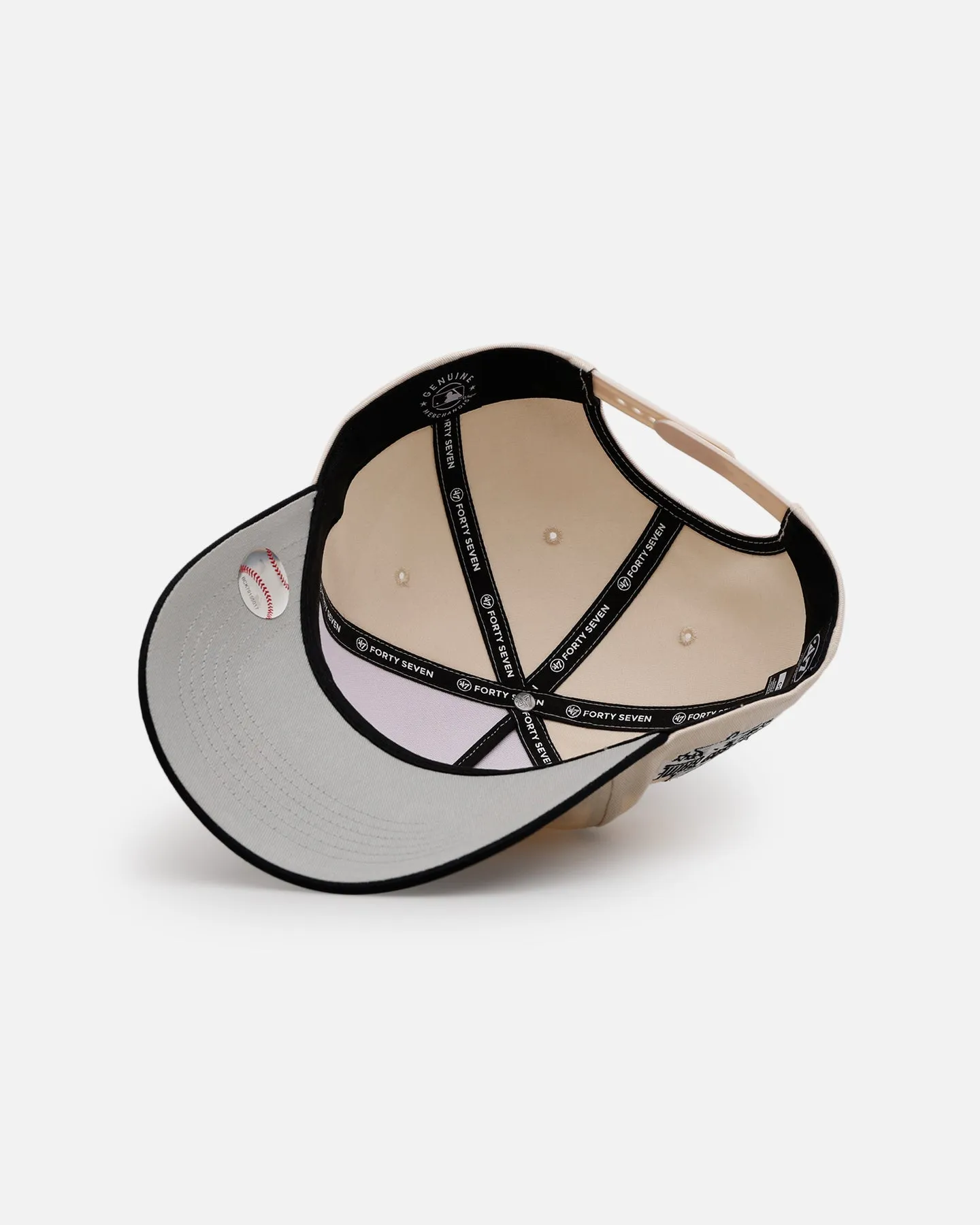 47 Brand Philadelphia Phillies 'Herringbone' 47 Offside Snapback Natural/Black
