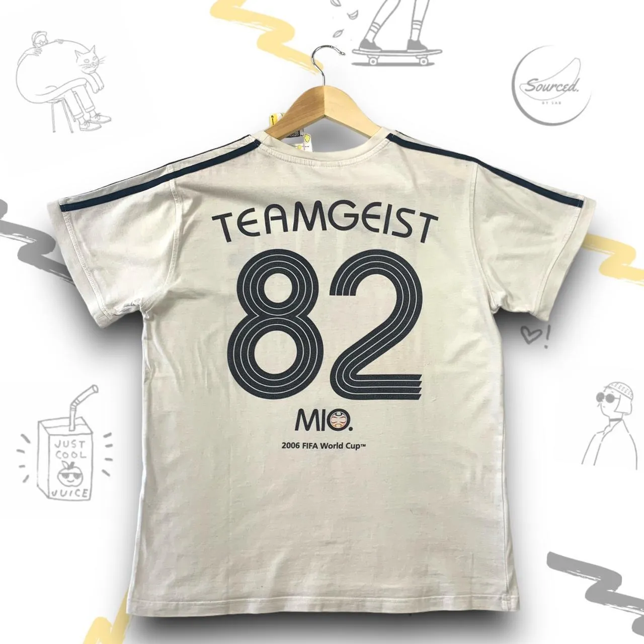 Adidas Danke Deutschland T-shirt (XS Men/S Women)