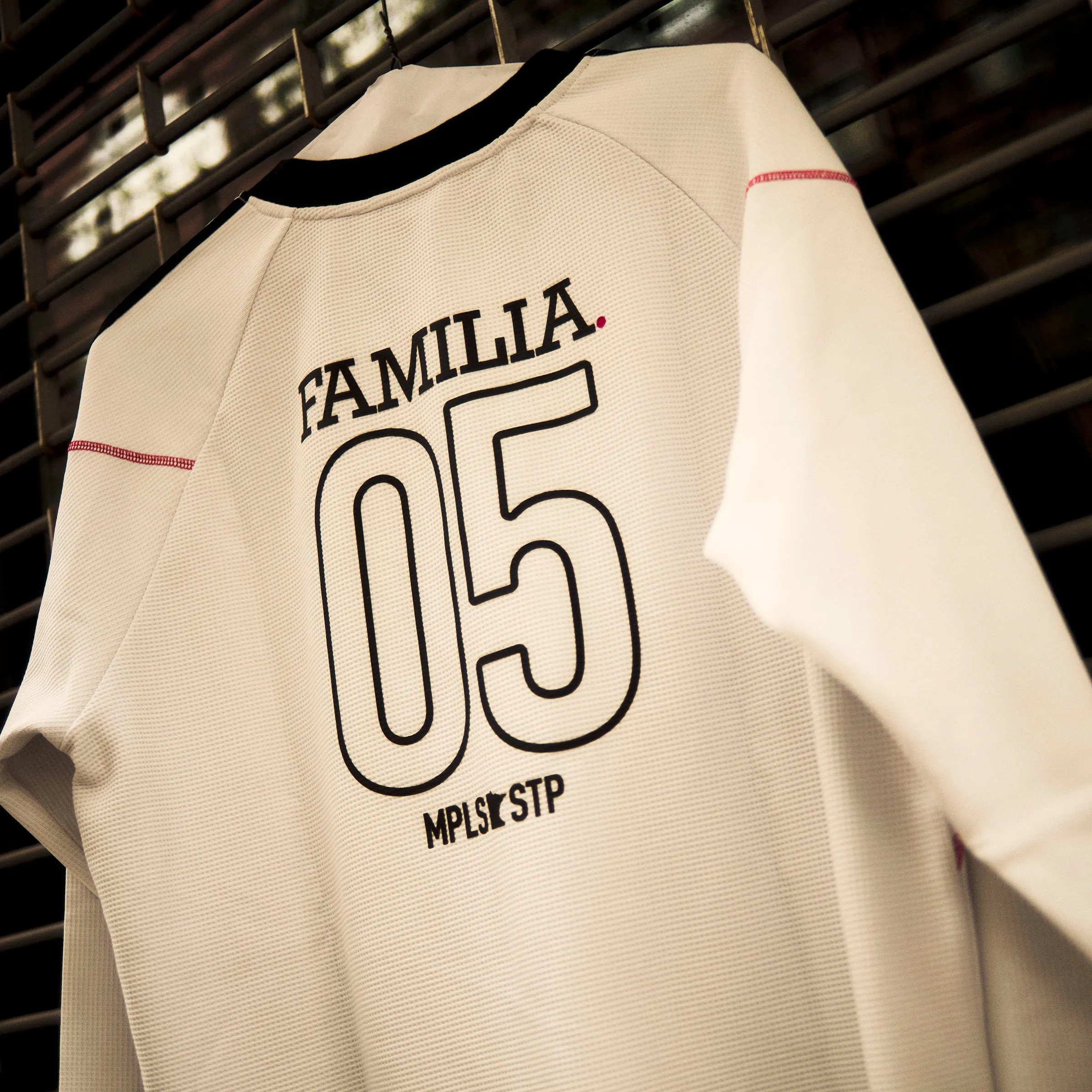 Adidas Famalia X MNUFC Thermal Longsleeve Crystal White/Core Black/Red