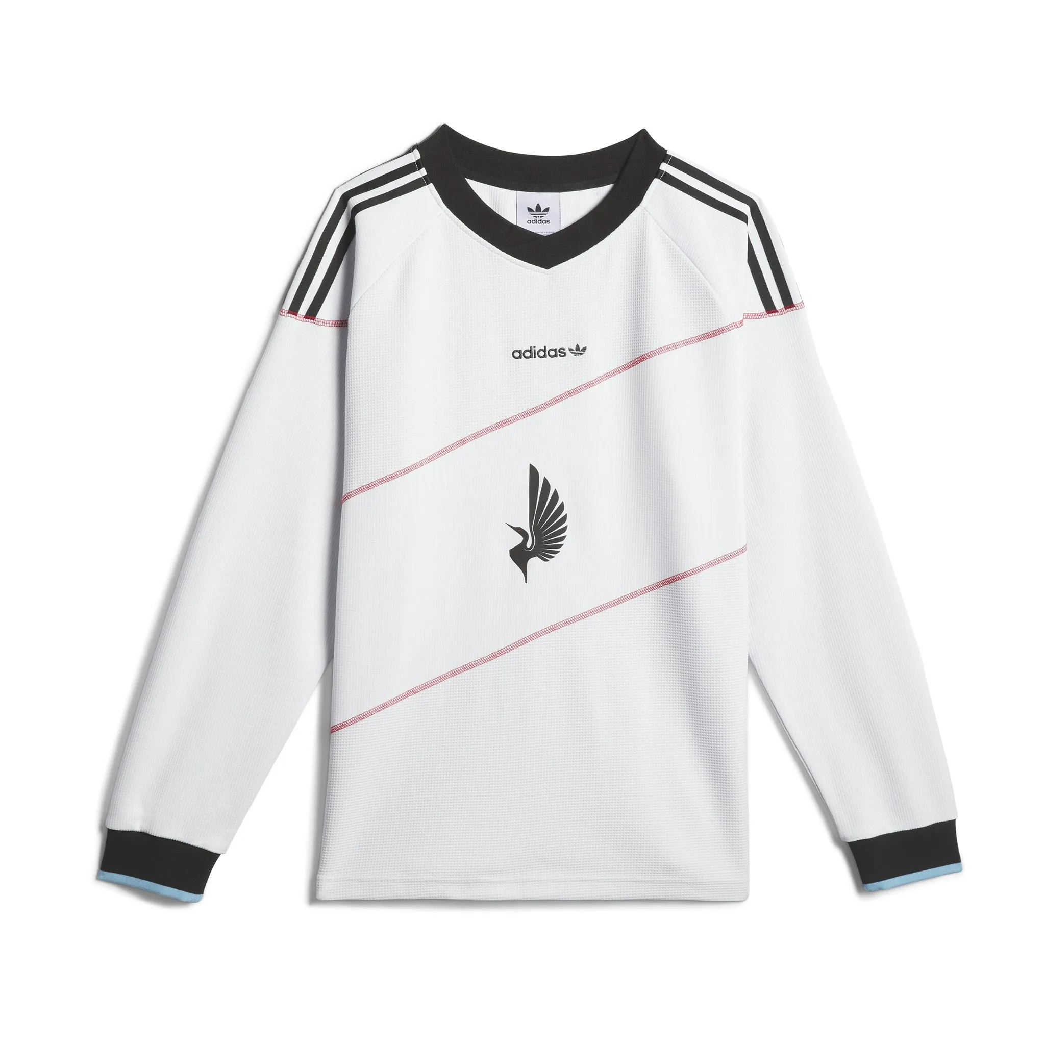 Adidas Famalia X MNUFC Thermal Longsleeve Crystal White/Core Black/Red
