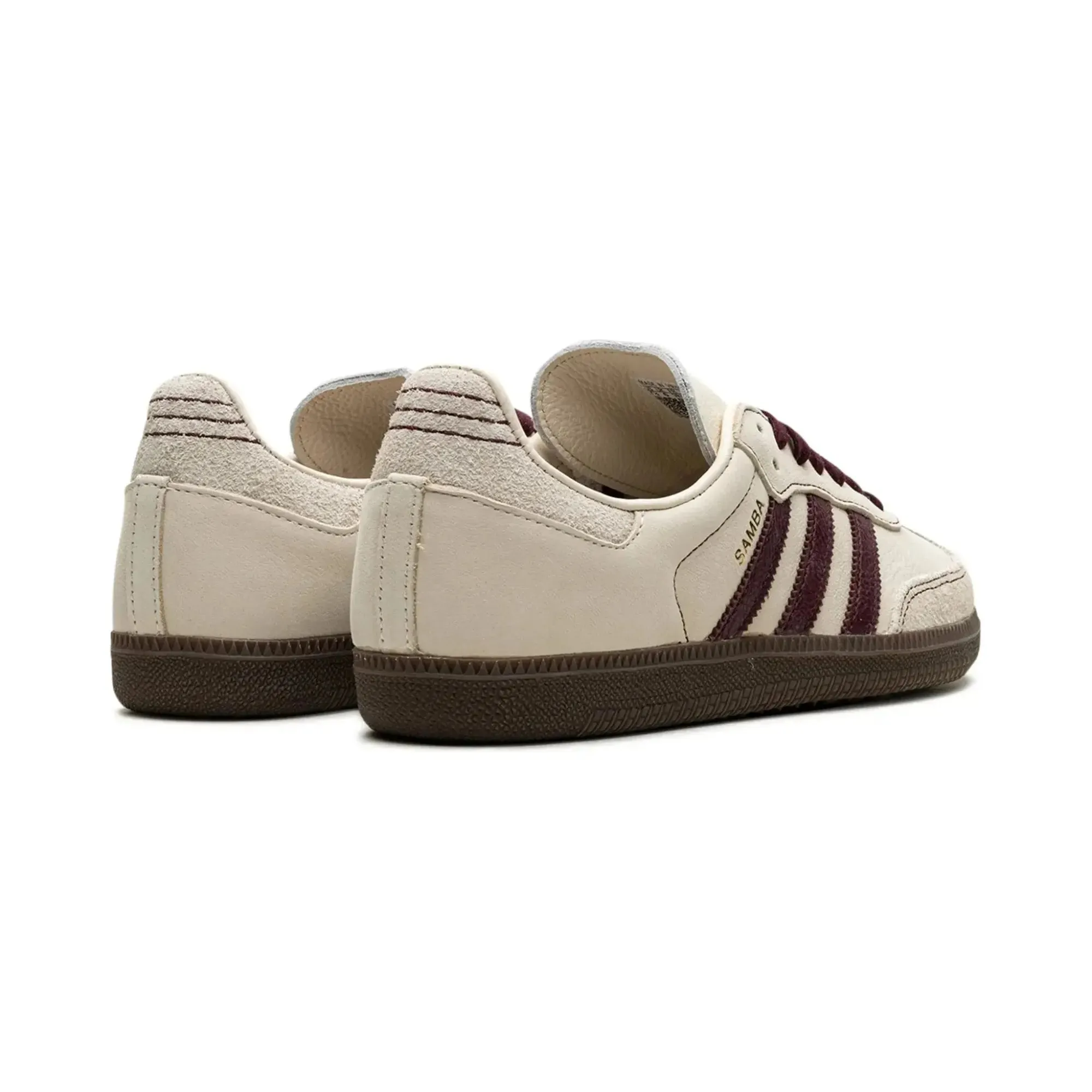 Adidas Samba OG Wonder White Maroon