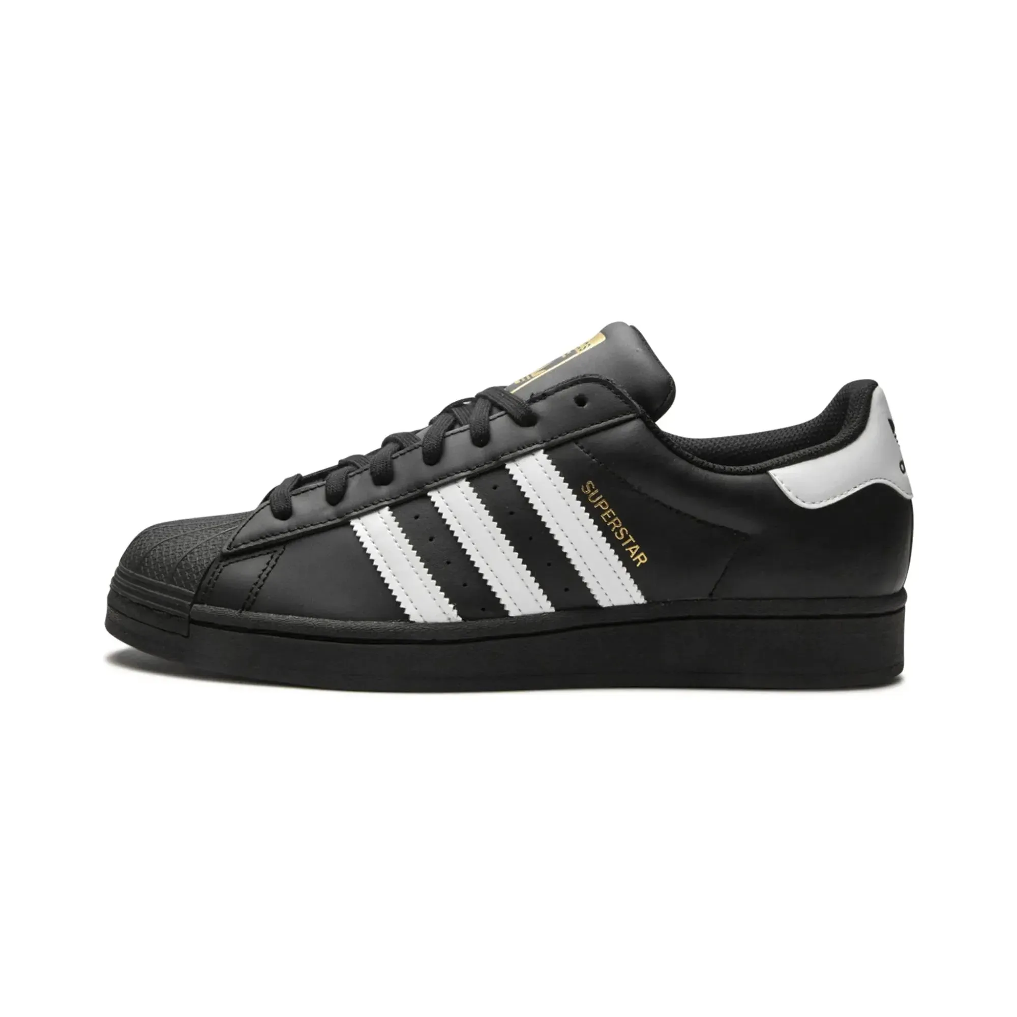 Adidas Superstar Core Black Cloud White Gold