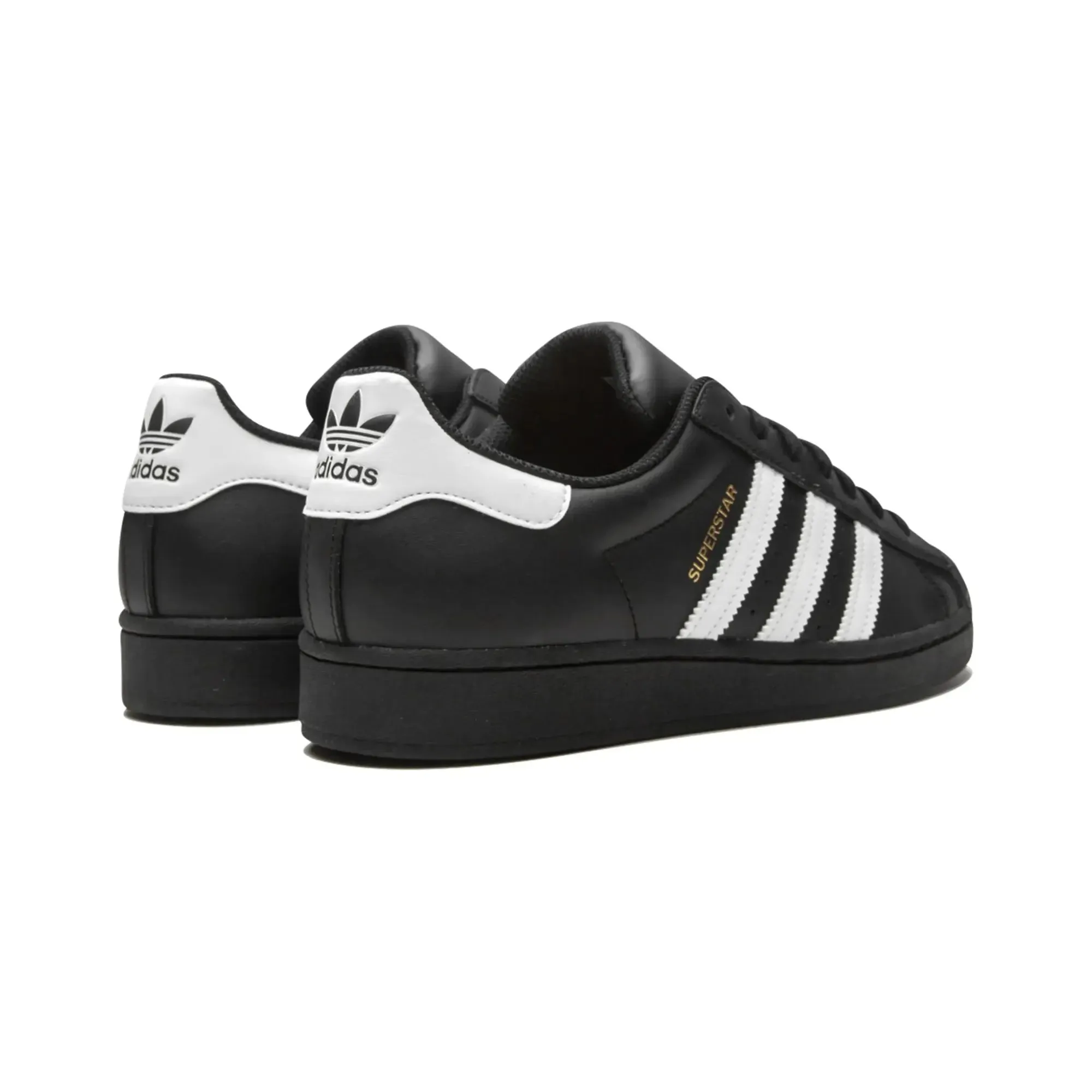 Adidas Superstar Core Black Cloud White Gold