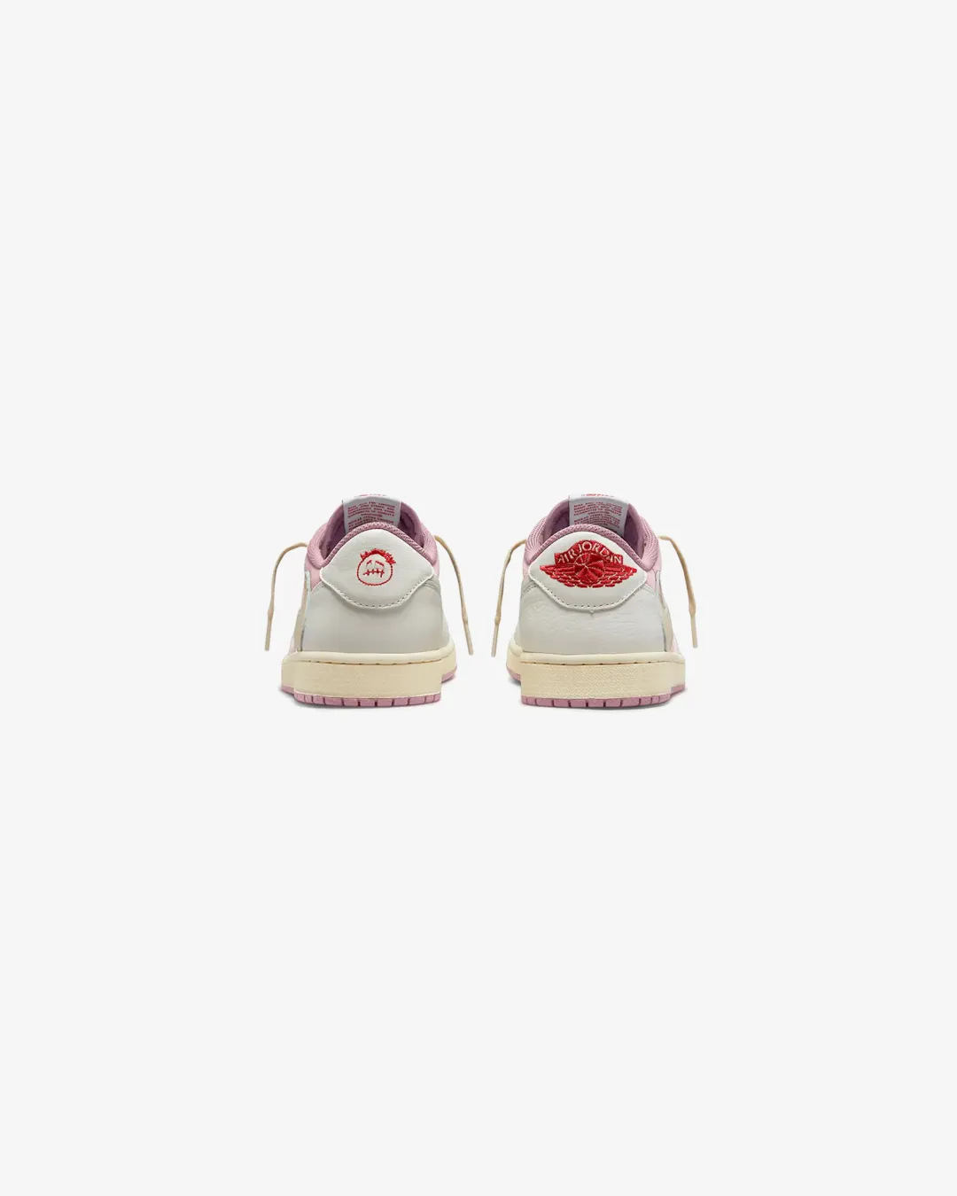 Air Jordan 1 Lows Travis Scott Shy Pink-White Sneakers
