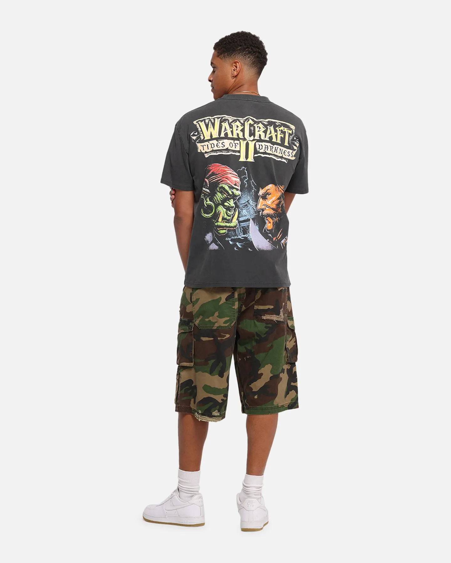 American Thrift X Warcraft II: Tides Of Darkness Heavy T-Shirt Black Wash