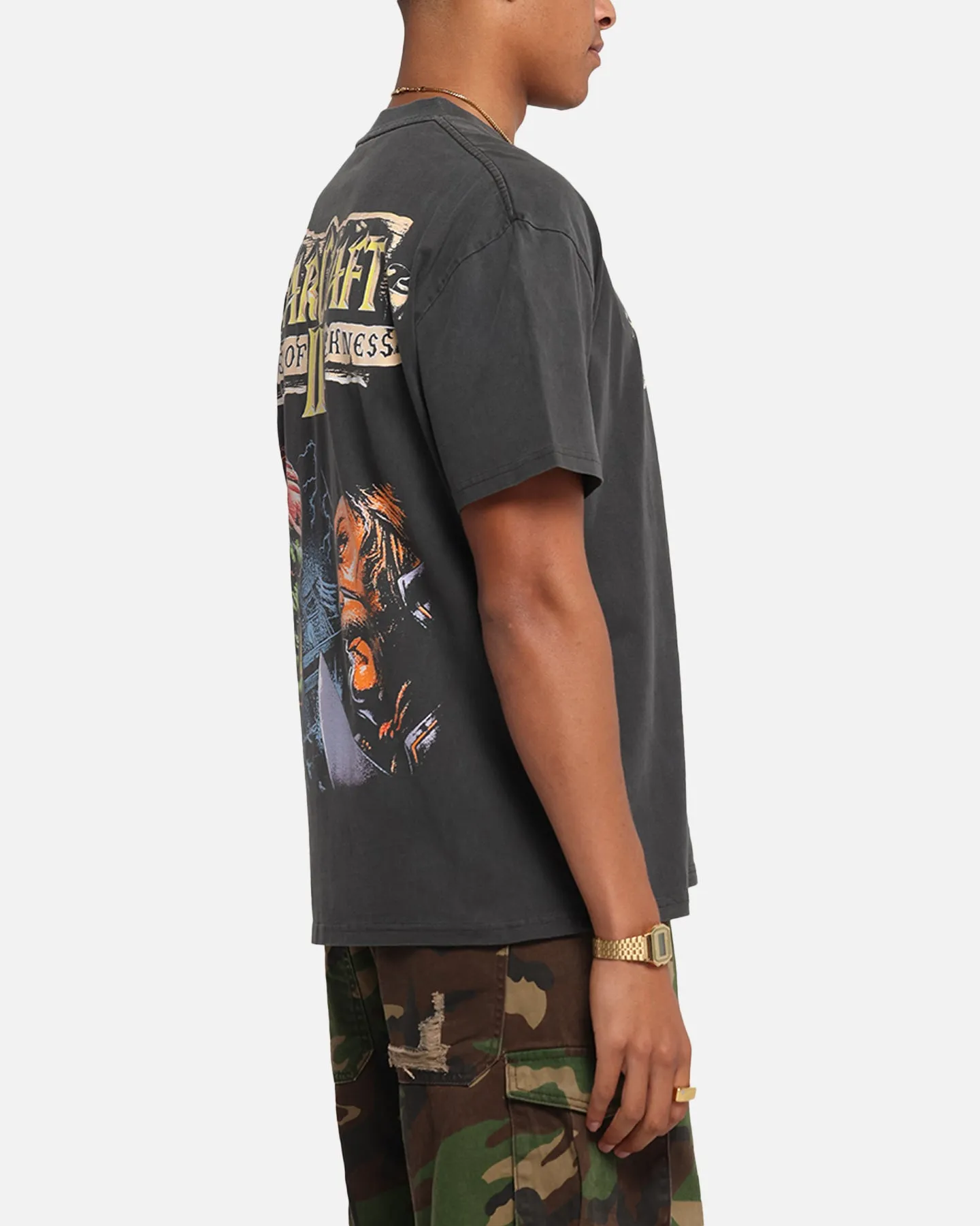 American Thrift X Warcraft II: Tides Of Darkness Heavy T-Shirt Black Wash