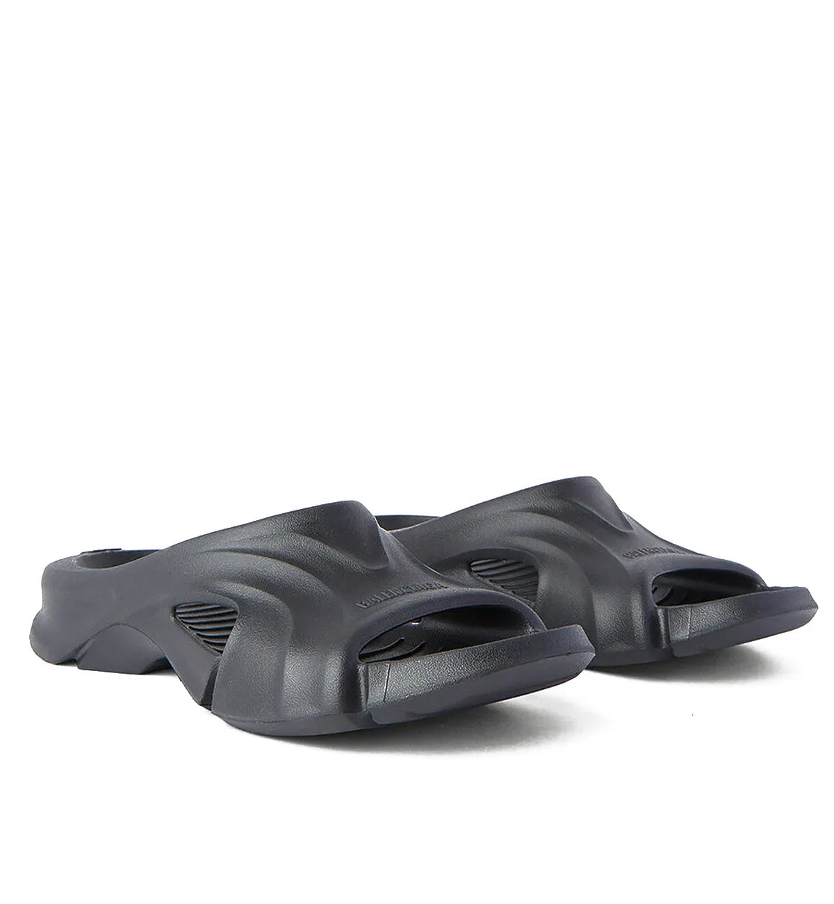 Balenciaga Mold Slides (Black)