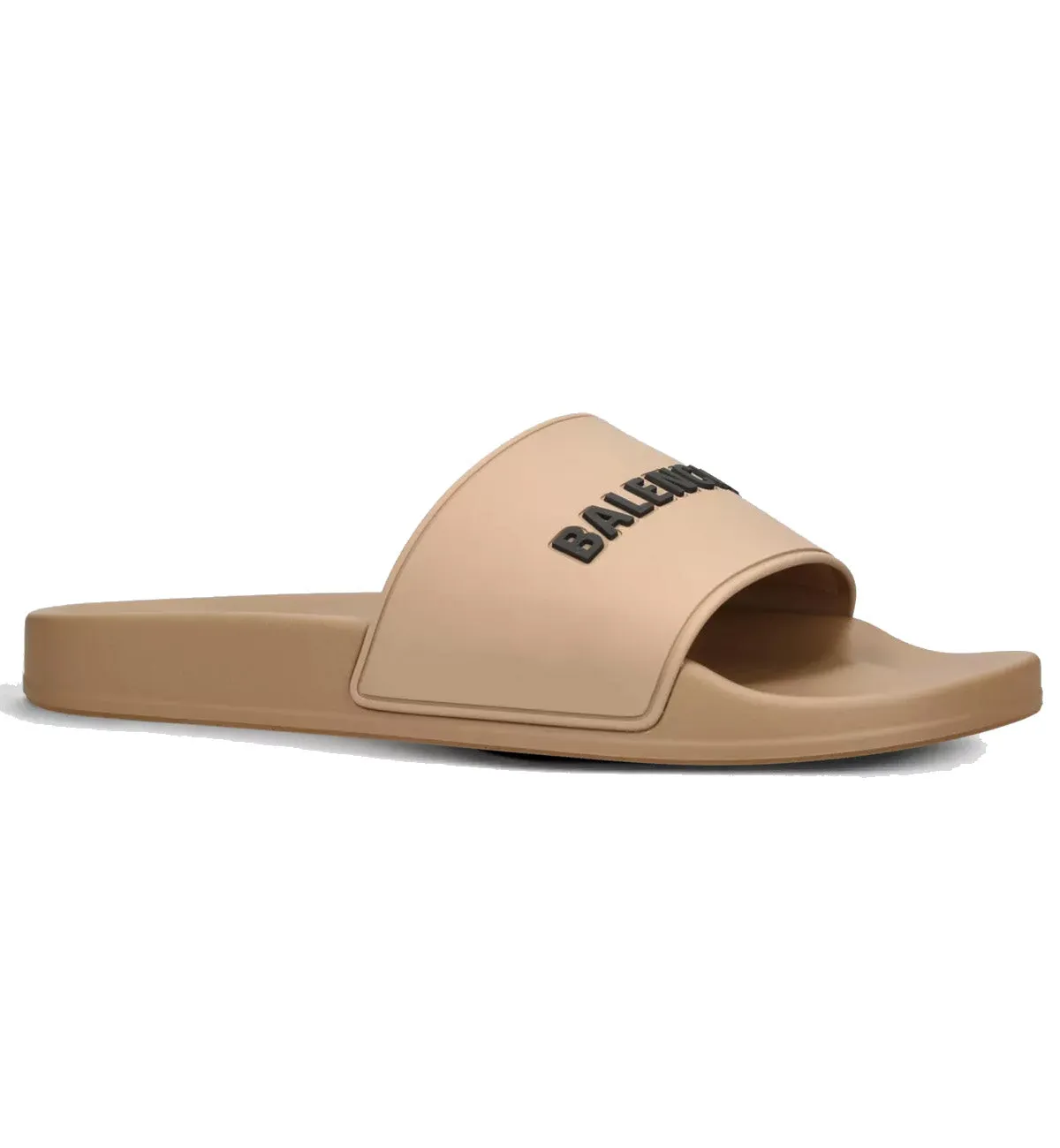 Balenciaga Pool Slides (Beige Comb)
