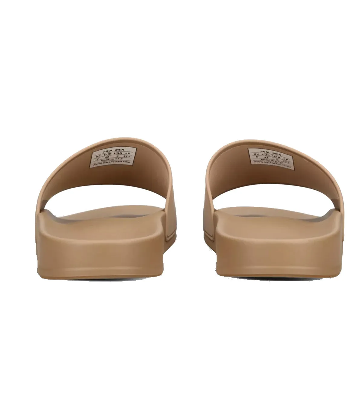 Balenciaga Pool Slides (Beige Comb)