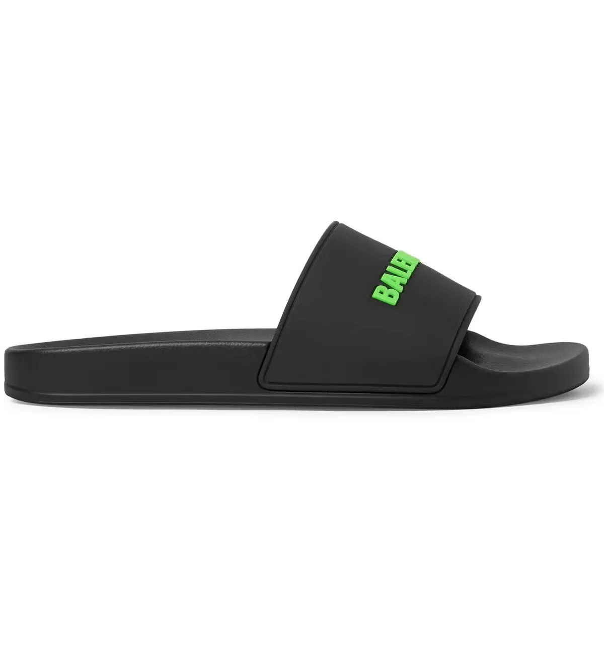 Balenciaga Pool Slides (Black Green)
