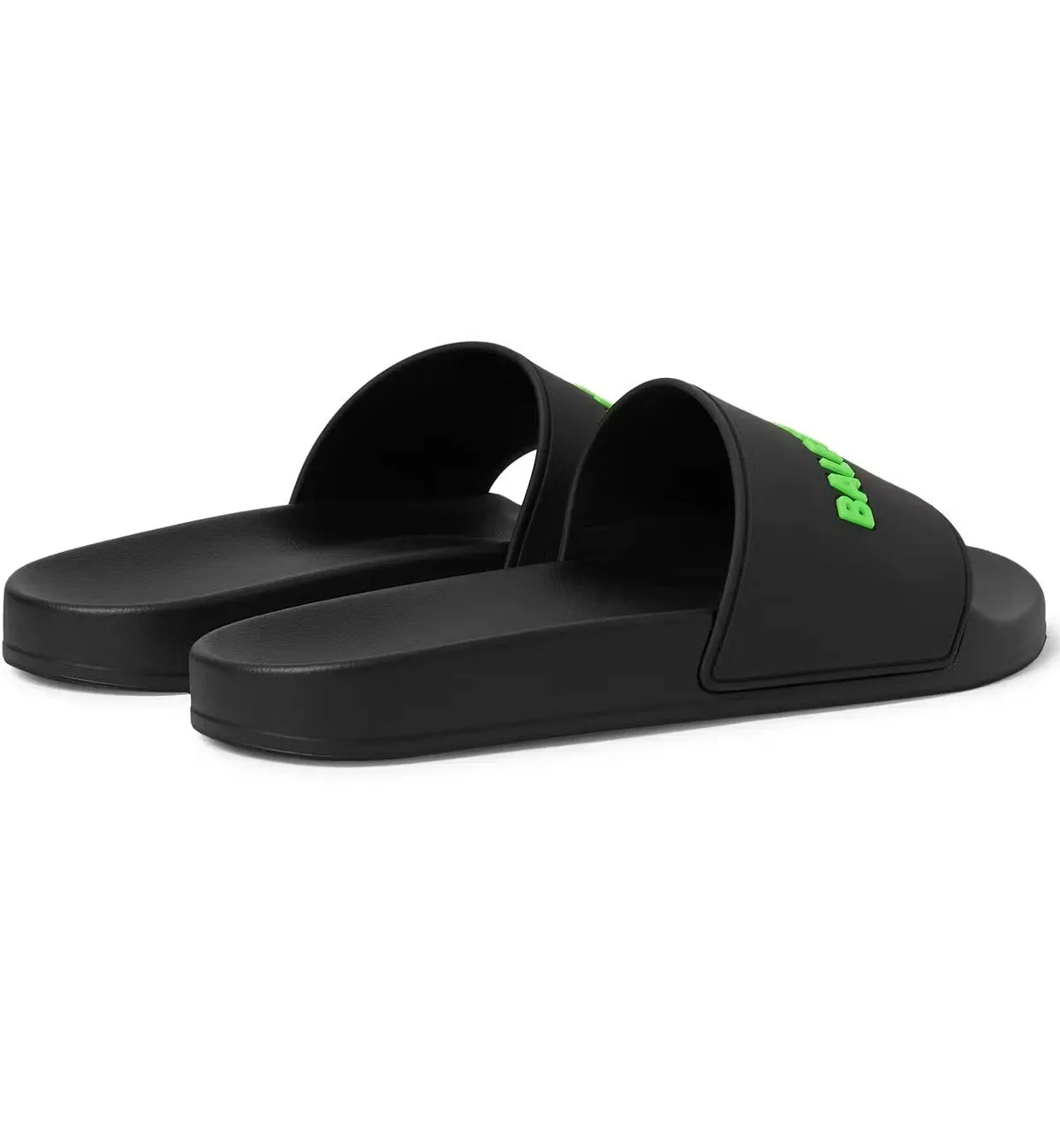 Balenciaga Pool Slides (Black Green)