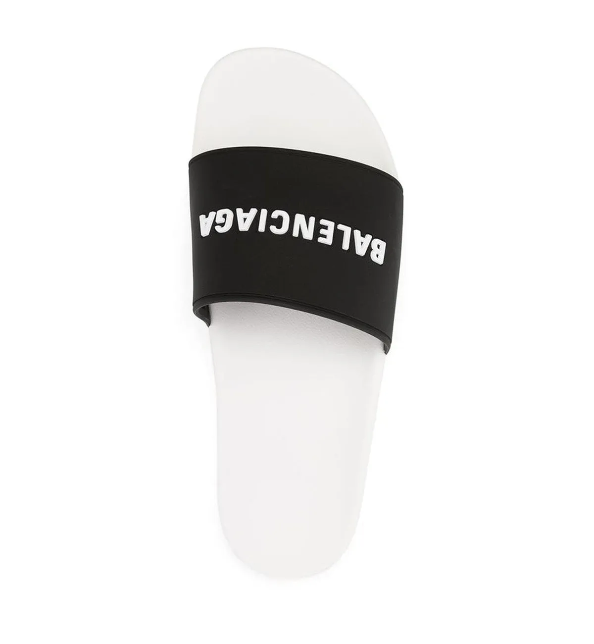 Balenciaga Pool Slides (Black White Mix)