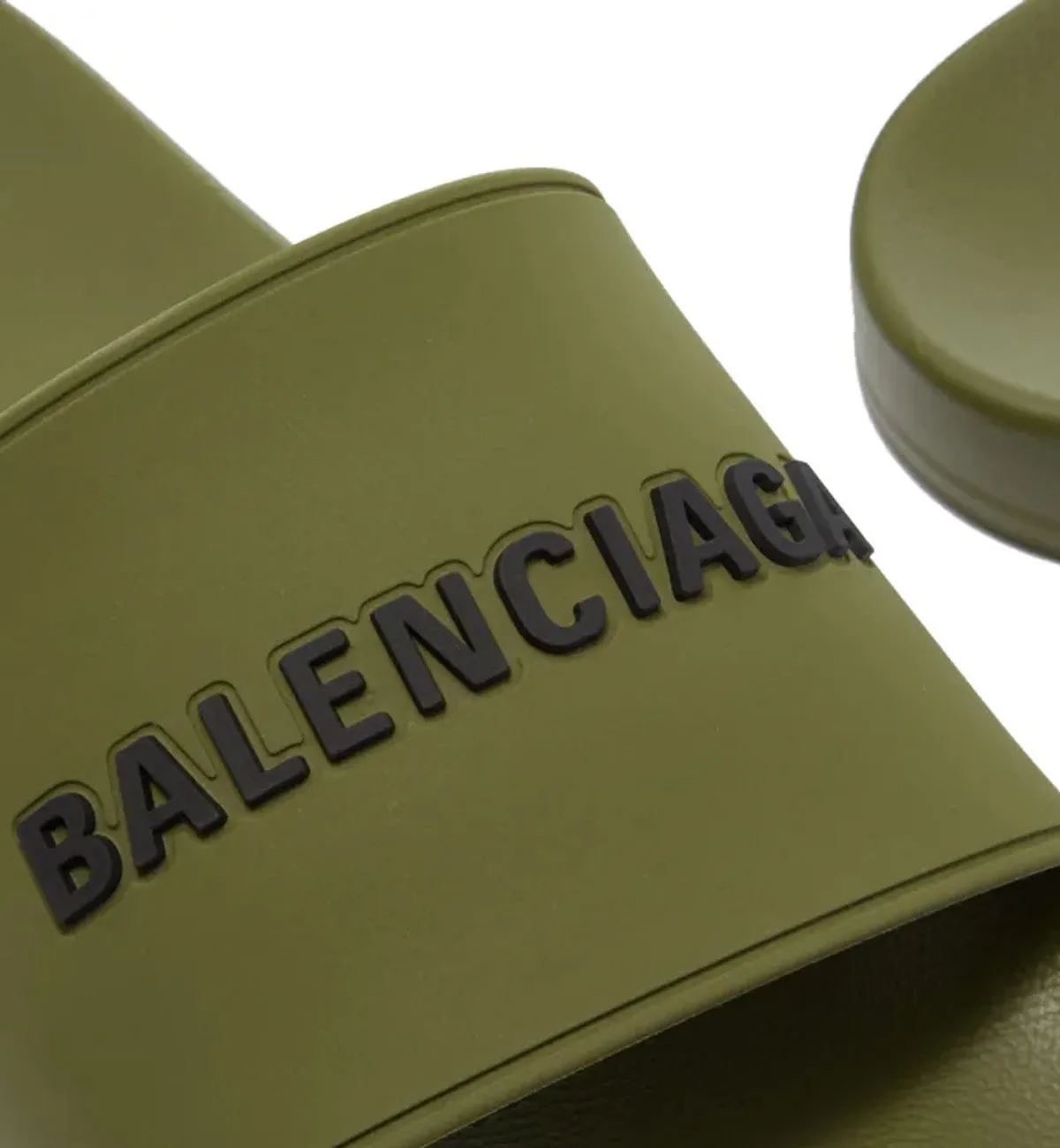Balenciaga Pool Slides (Khaki)