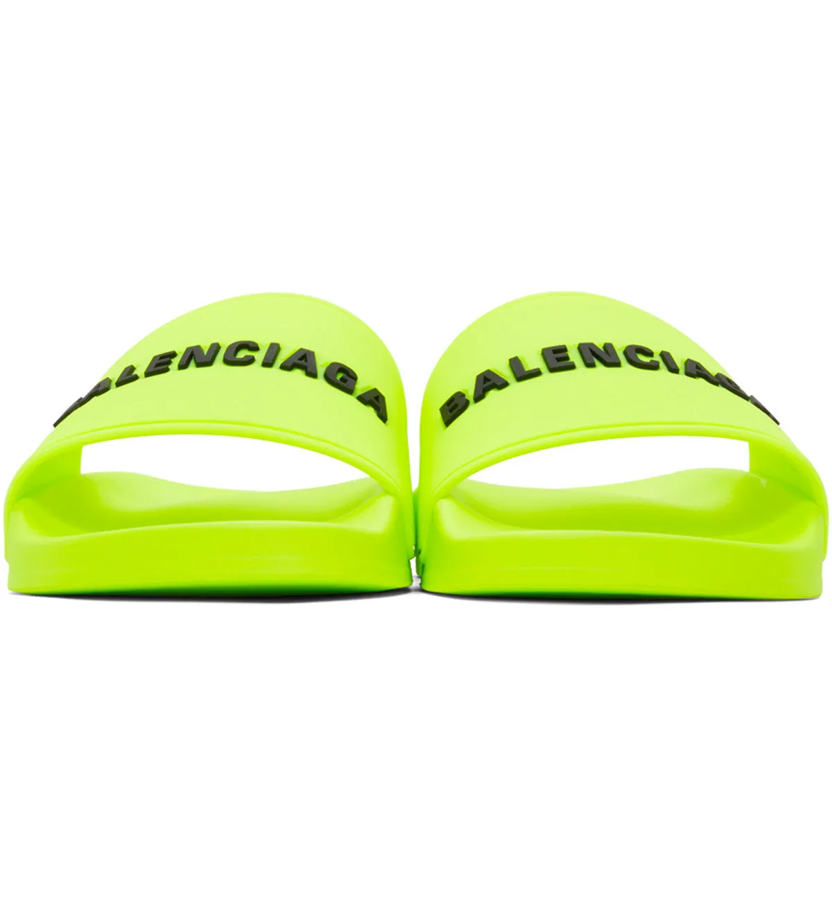 Balenciaga Pool Slides (Lime)