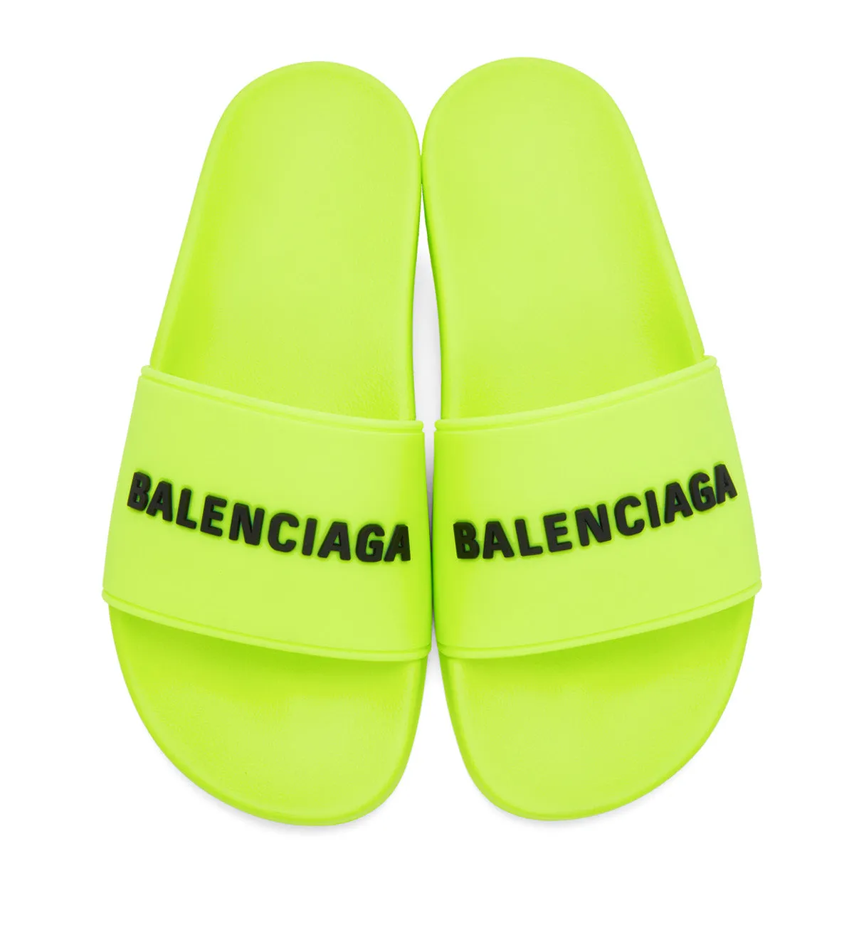 Balenciaga Pool Slides (Lime)