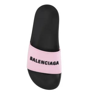 Balenciaga Pool Slides (Pink Black)