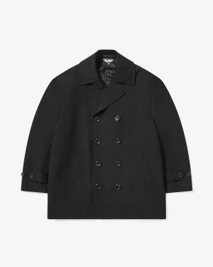 BLACK Comme des Garons - Double Breasted Wool Coat - (Black)