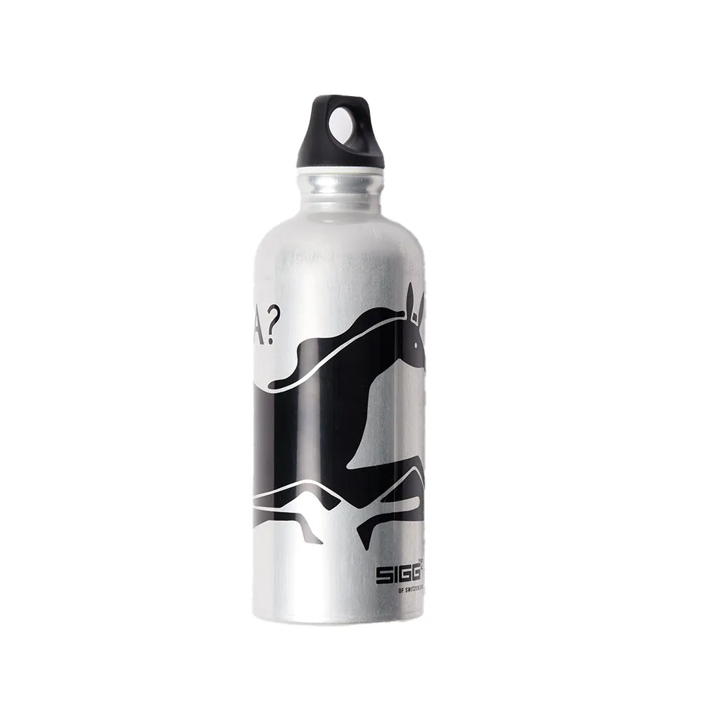 BY PARRA HORIZONTAL HORSE SIGG BOTTLE // BLACK
