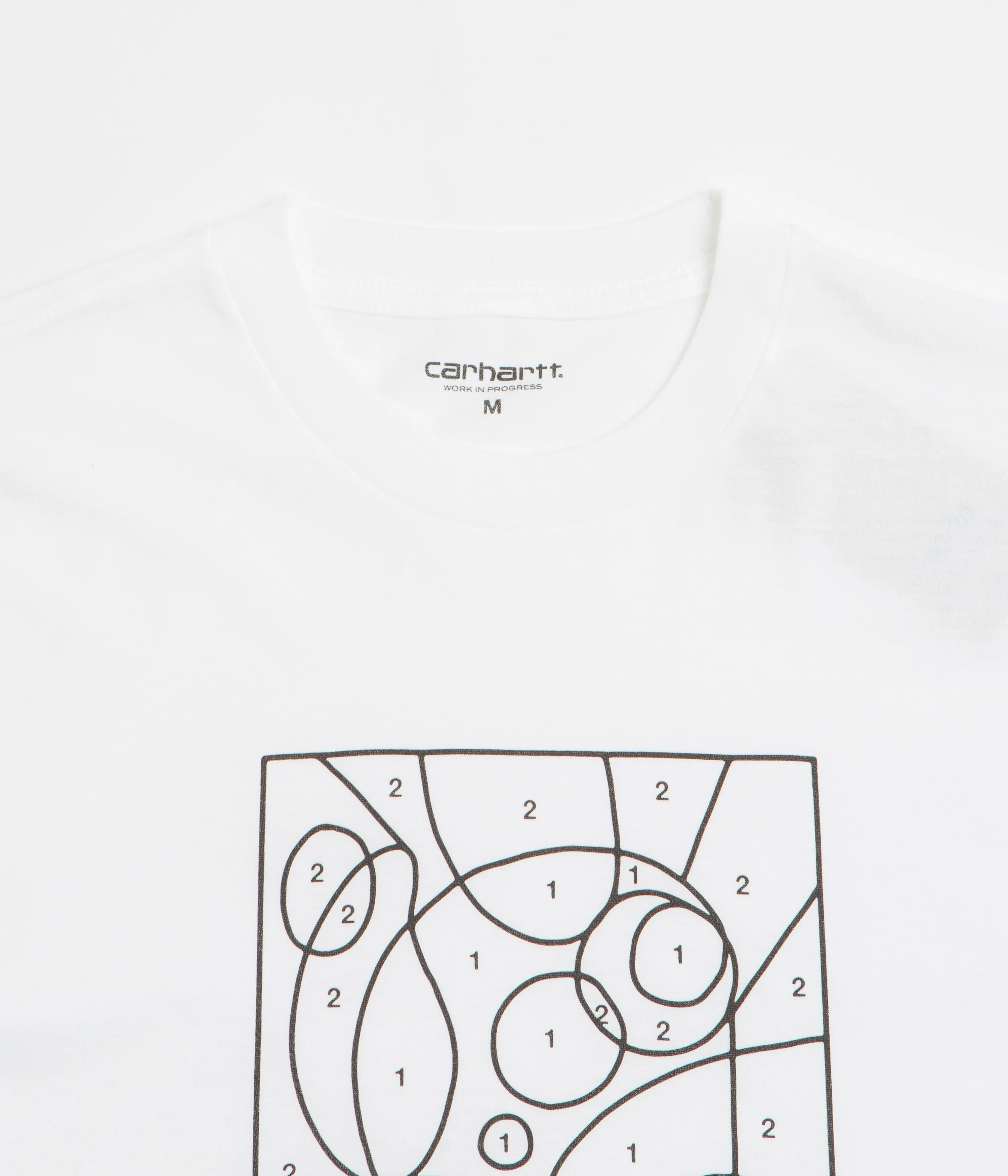 Carhartt By The Numbers T-Shirt - White / Black