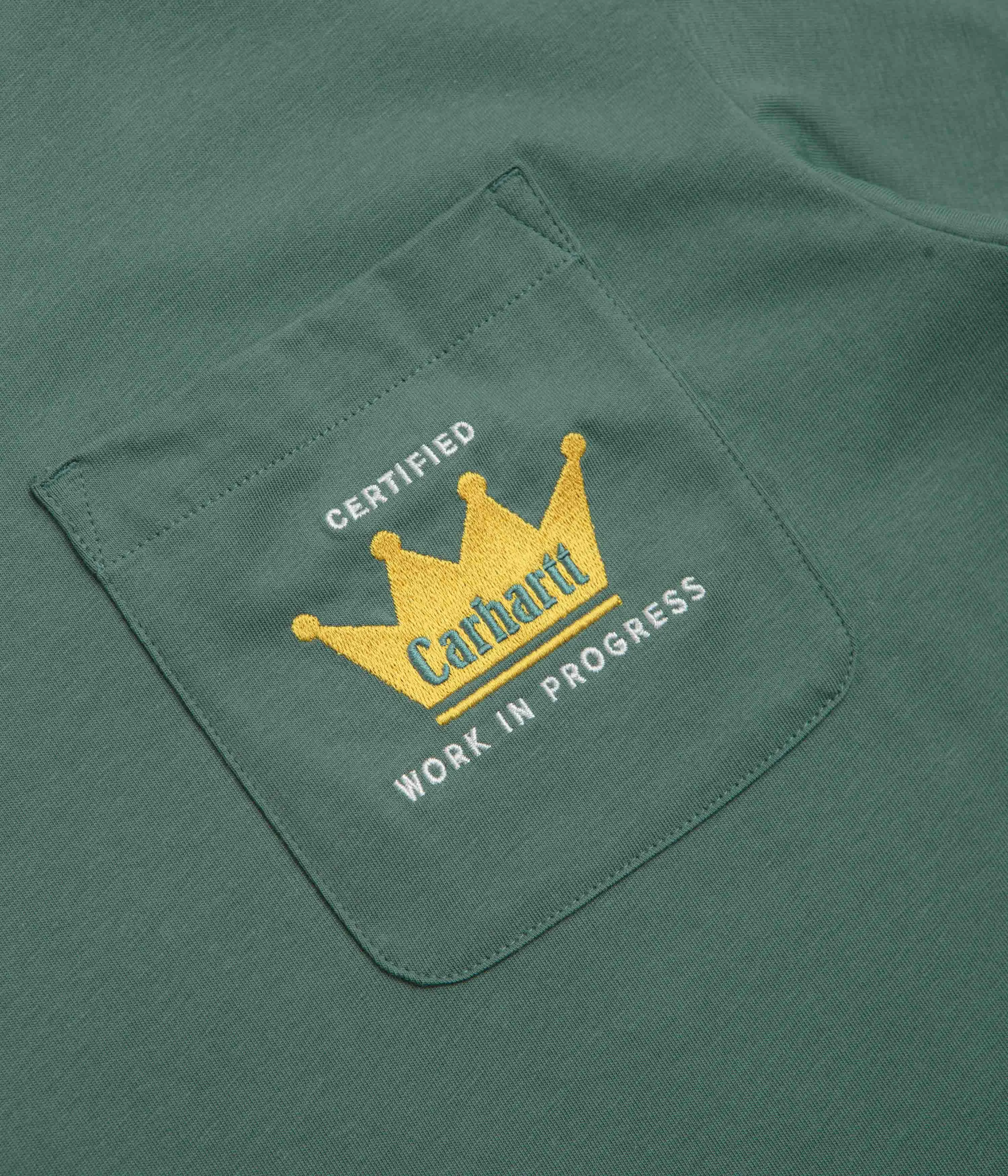 Carhartt Crown Pocket T-Shirt - Silver Pine