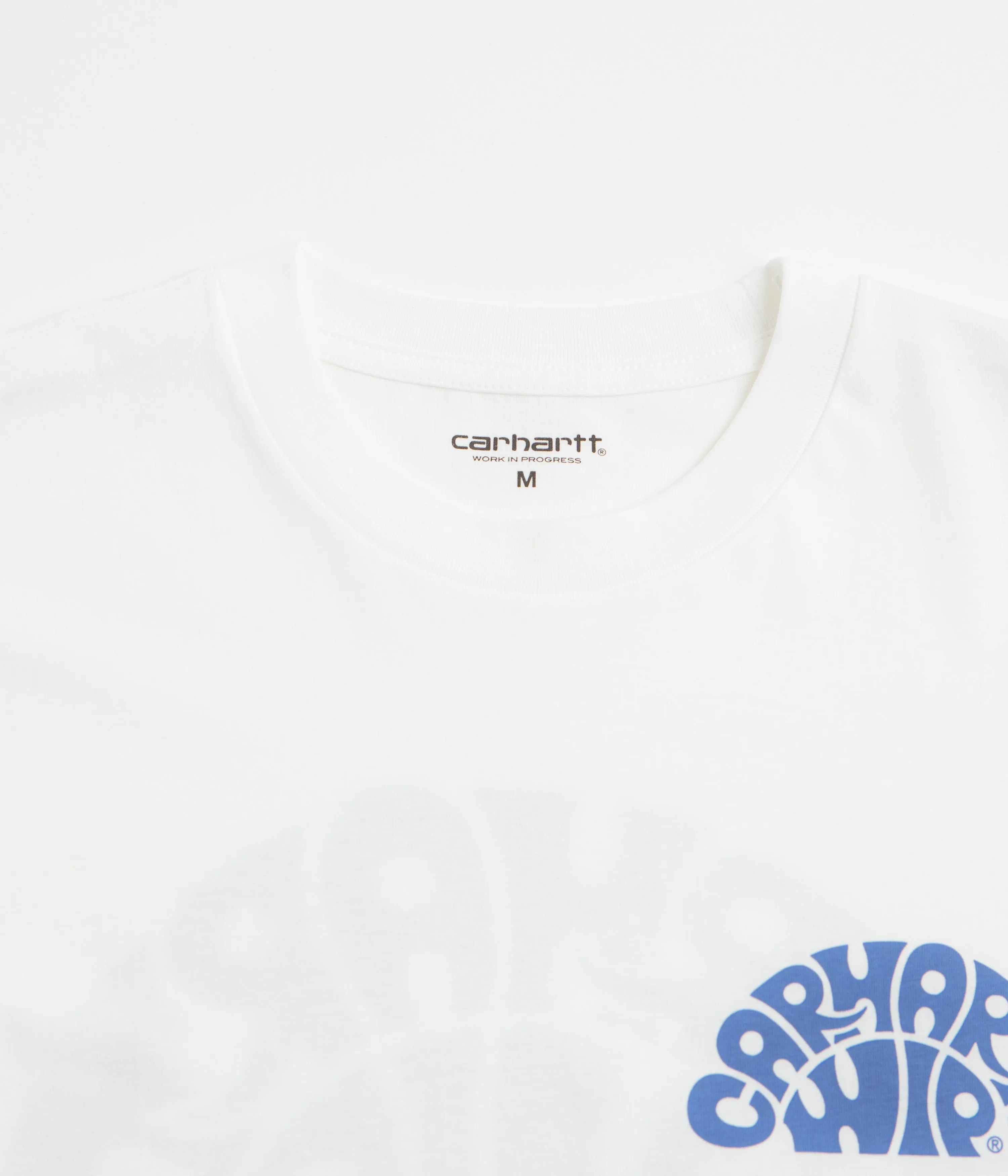 Carhartt Jazzy T-Shirt - White / Blue Iris