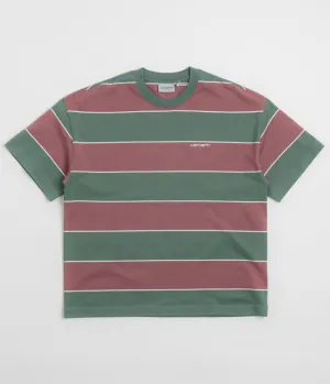 Carhartt Quinby T-Shirt - Quinby Stripe / Silver Pine