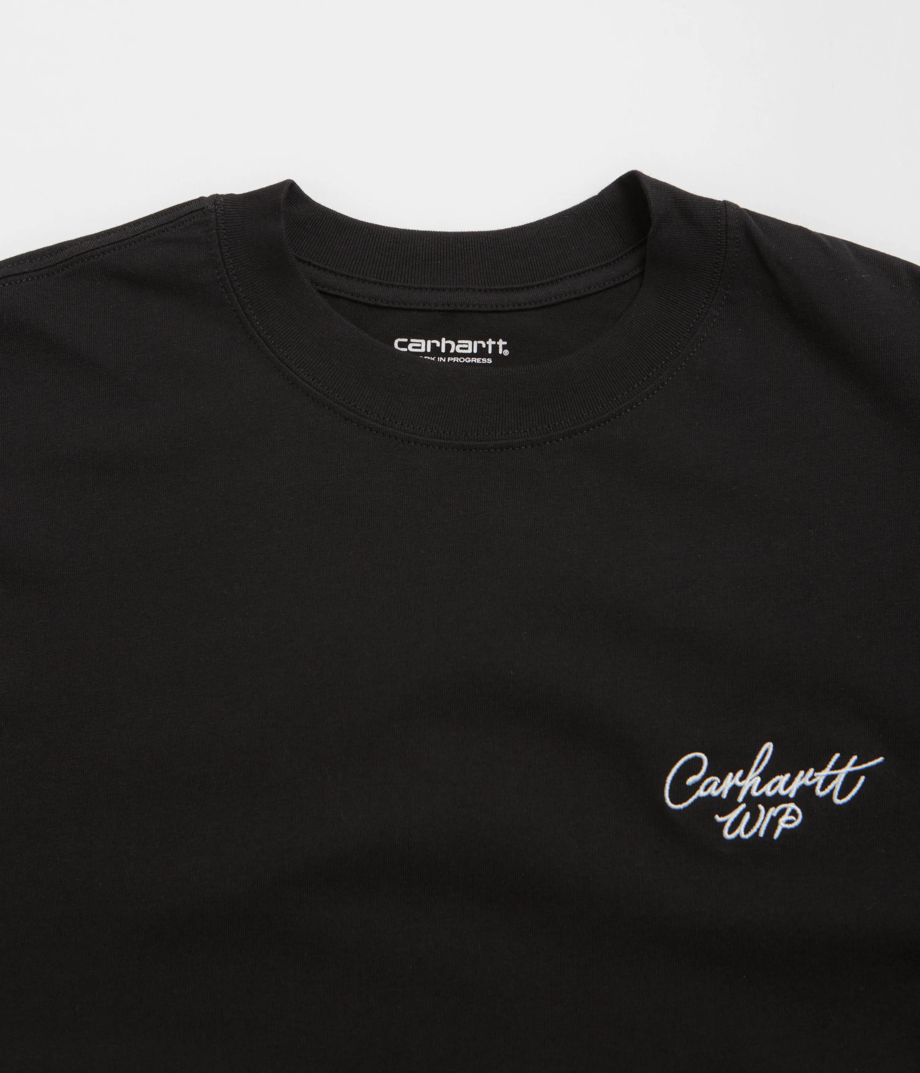 Carhartt Signature Script T-Shirt - Black / White