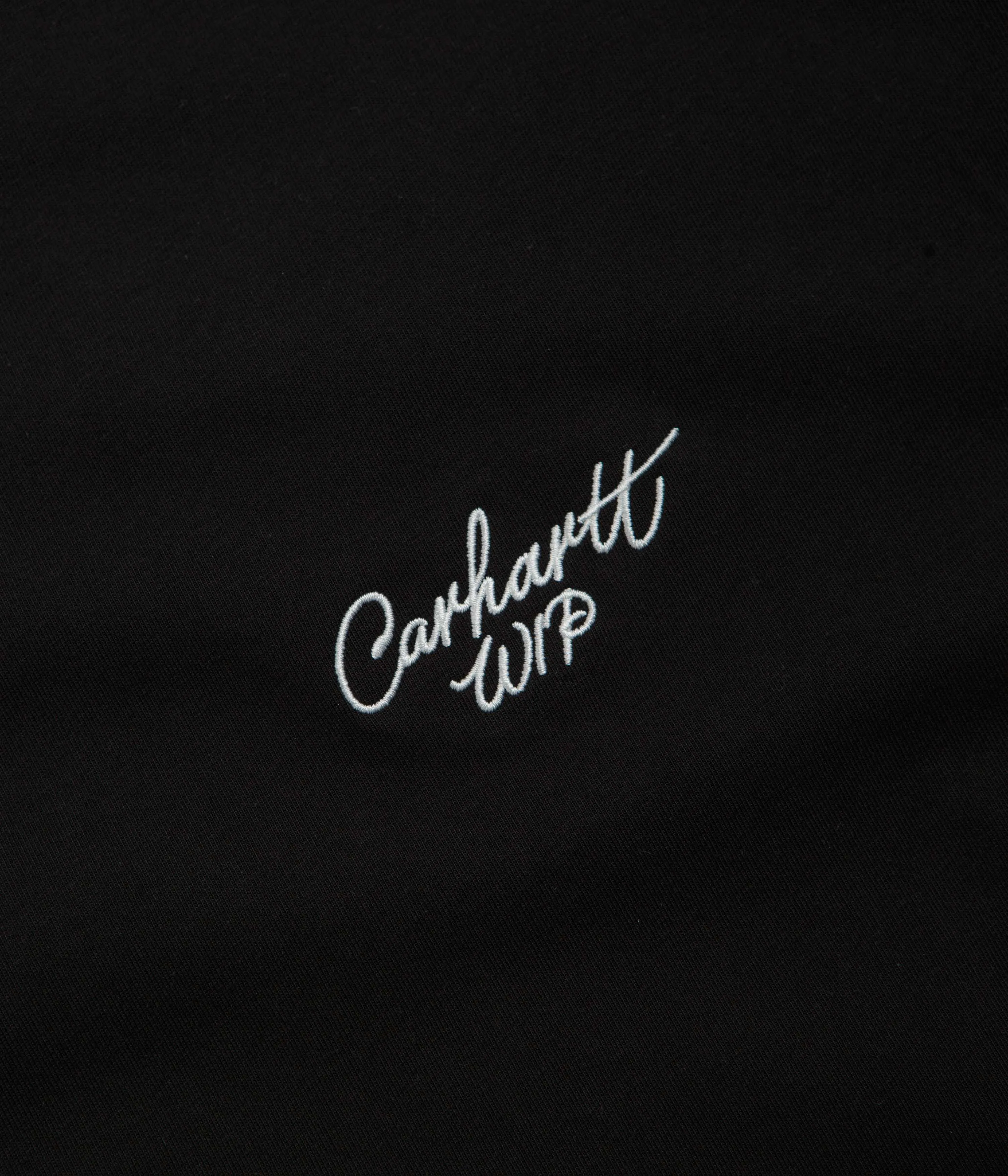 Carhartt Signature Script T-Shirt - Black / White