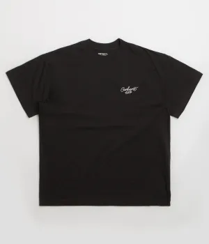 Carhartt Signature Script T-Shirt - Black / White