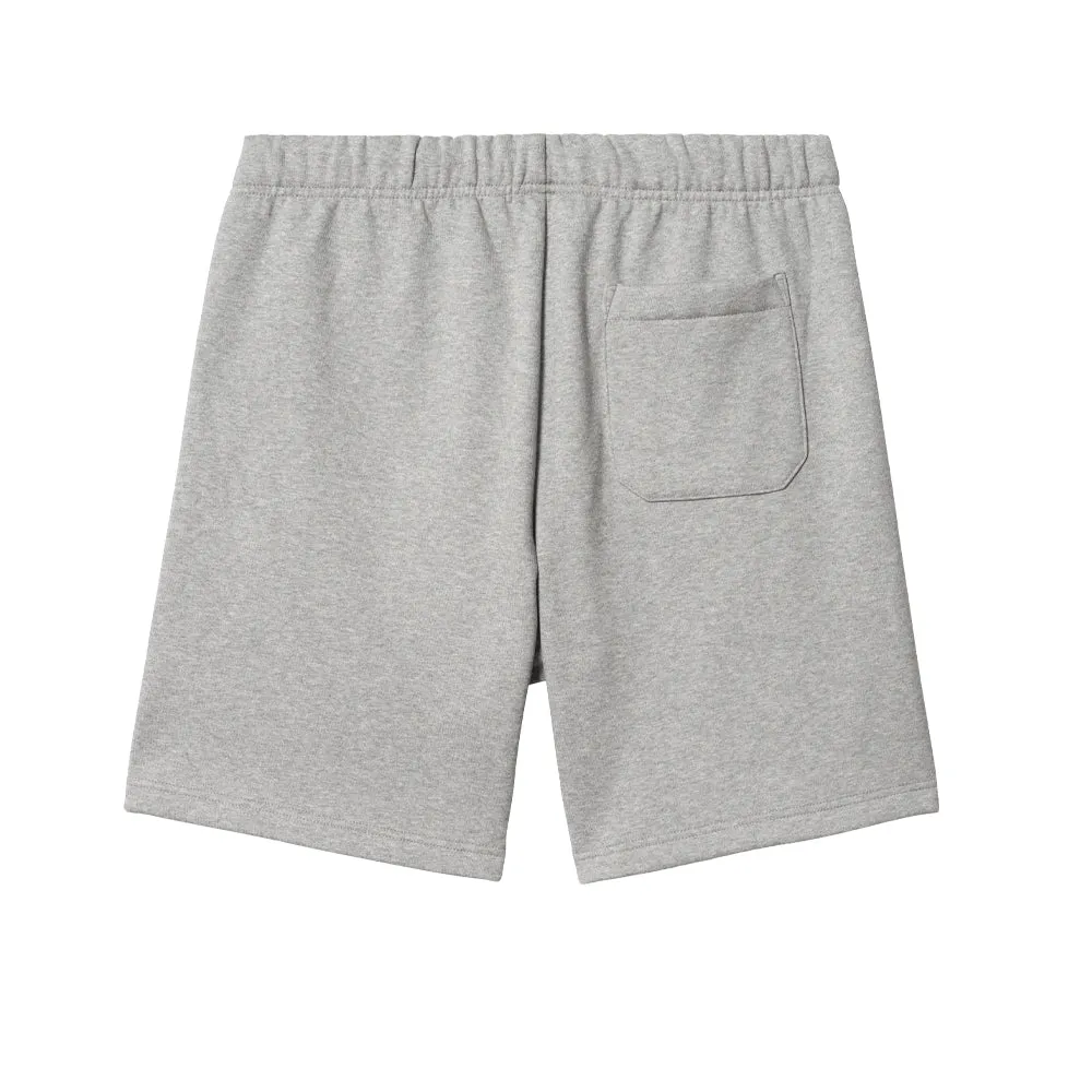CARHARTT WIP CHASE SWEAT SHORT // GREY HEATHER/GOLD