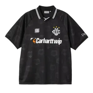 CARHARTT WIP HARTT'S FOOTBALL POLO // BLACK