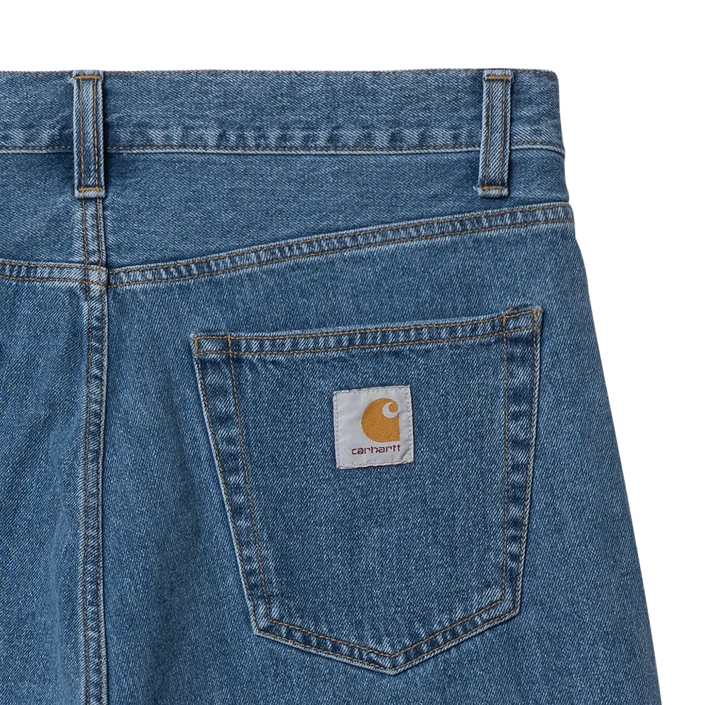CARHARTT WIP LANDON SHORT // BLUE (HEAVY STONE WASH) NO LENGTH