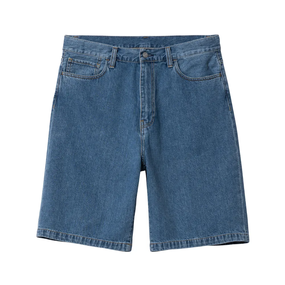 CARHARTT WIP LANDON SHORT // BLUE (HEAVY STONE WASH) NO LENGTH