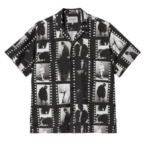 CARHARTT WIP S/S PHOTO STRIP SHIRT // PHOTO STRIP AOP/BLACK/WHITE
