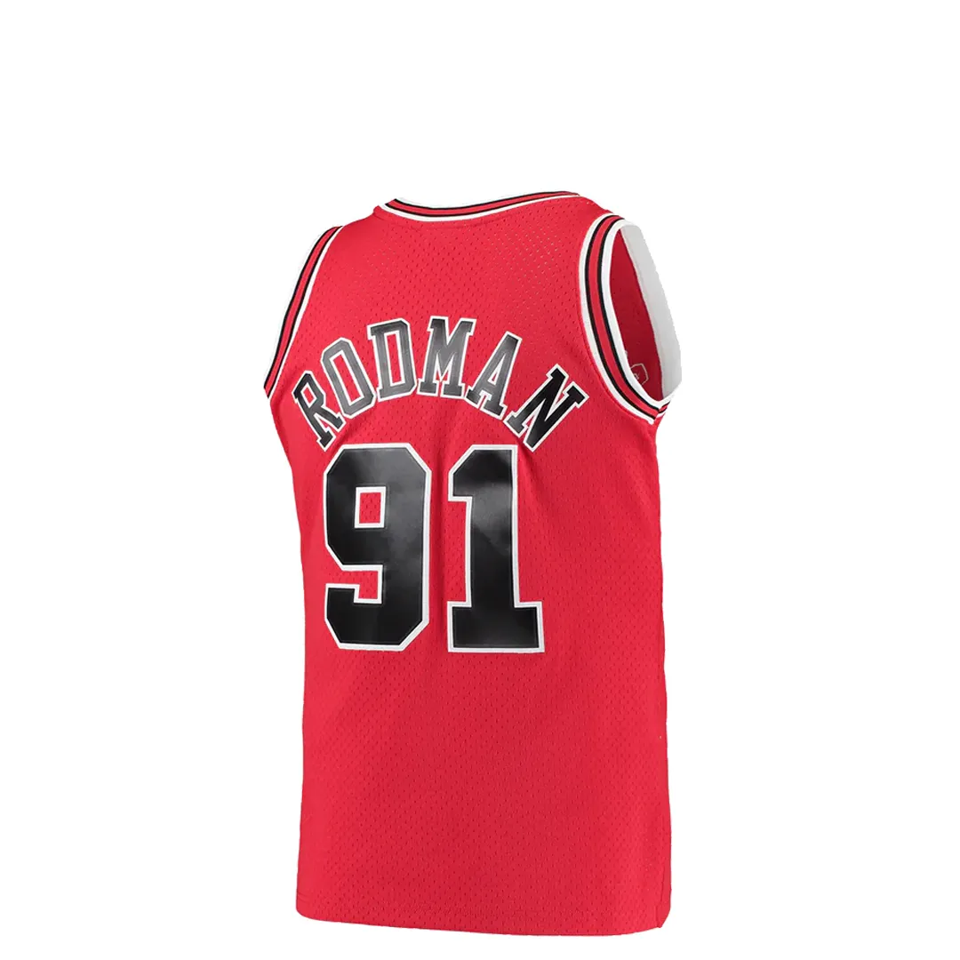 CHICAGO BULLS DENNIS RODMAN #91 SWINGMAN JERSEY
