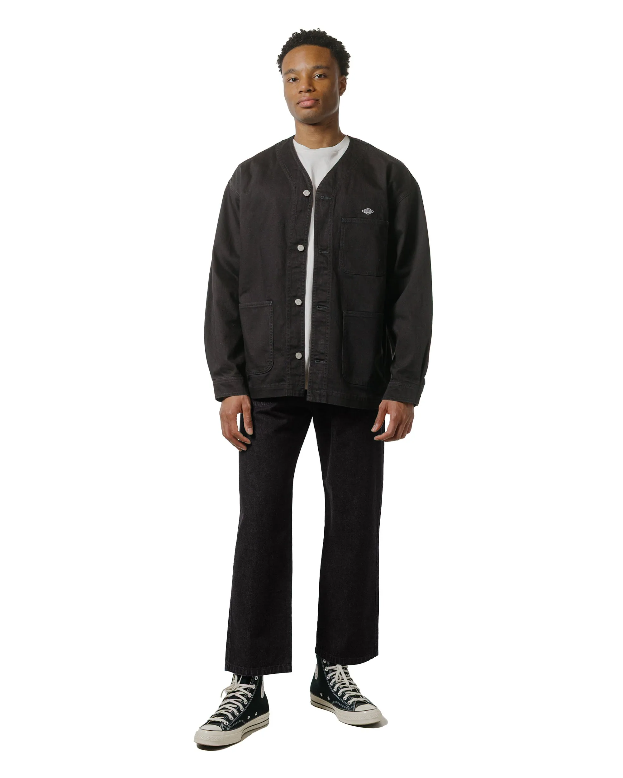 Danton Denim Easy Pants Black