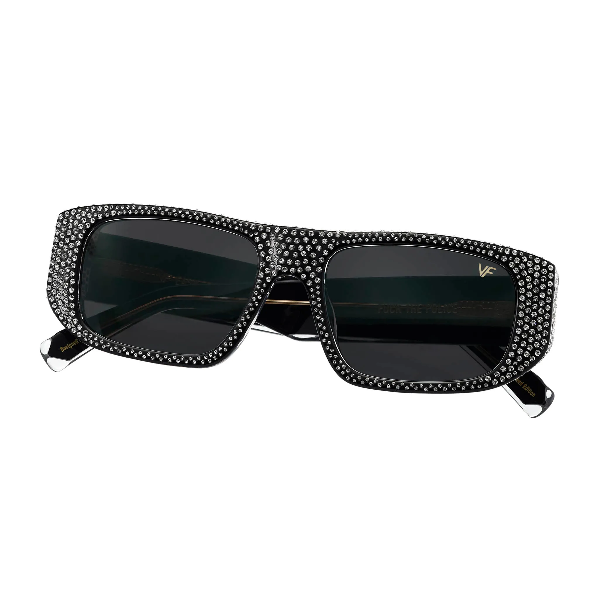 Easy Black Acetate Swarovski Crystal Edition