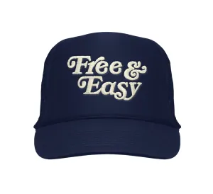 Free & Easy Embroidered Trucker Hat