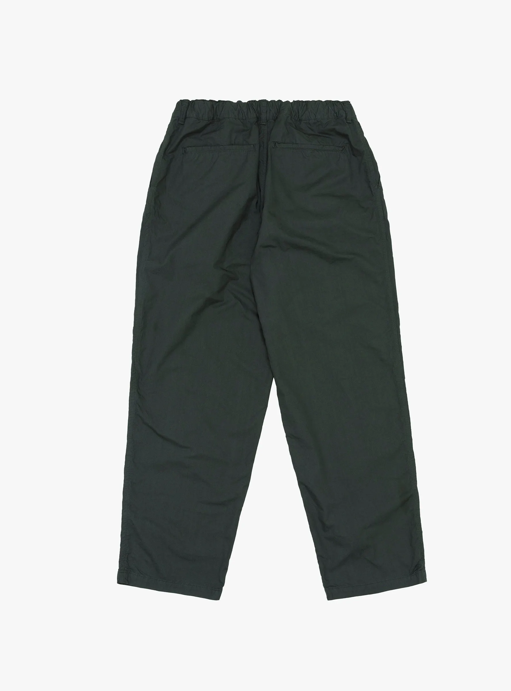 Garment-Dye 2 Tuck Pants Green Charcoal