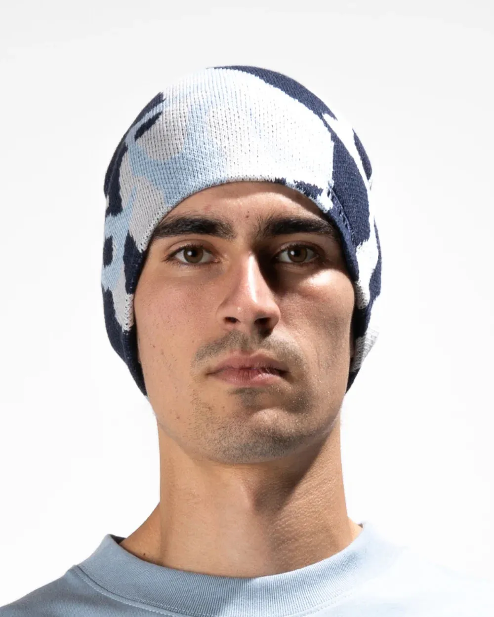 Glyph Skull Beanie - Oceanic