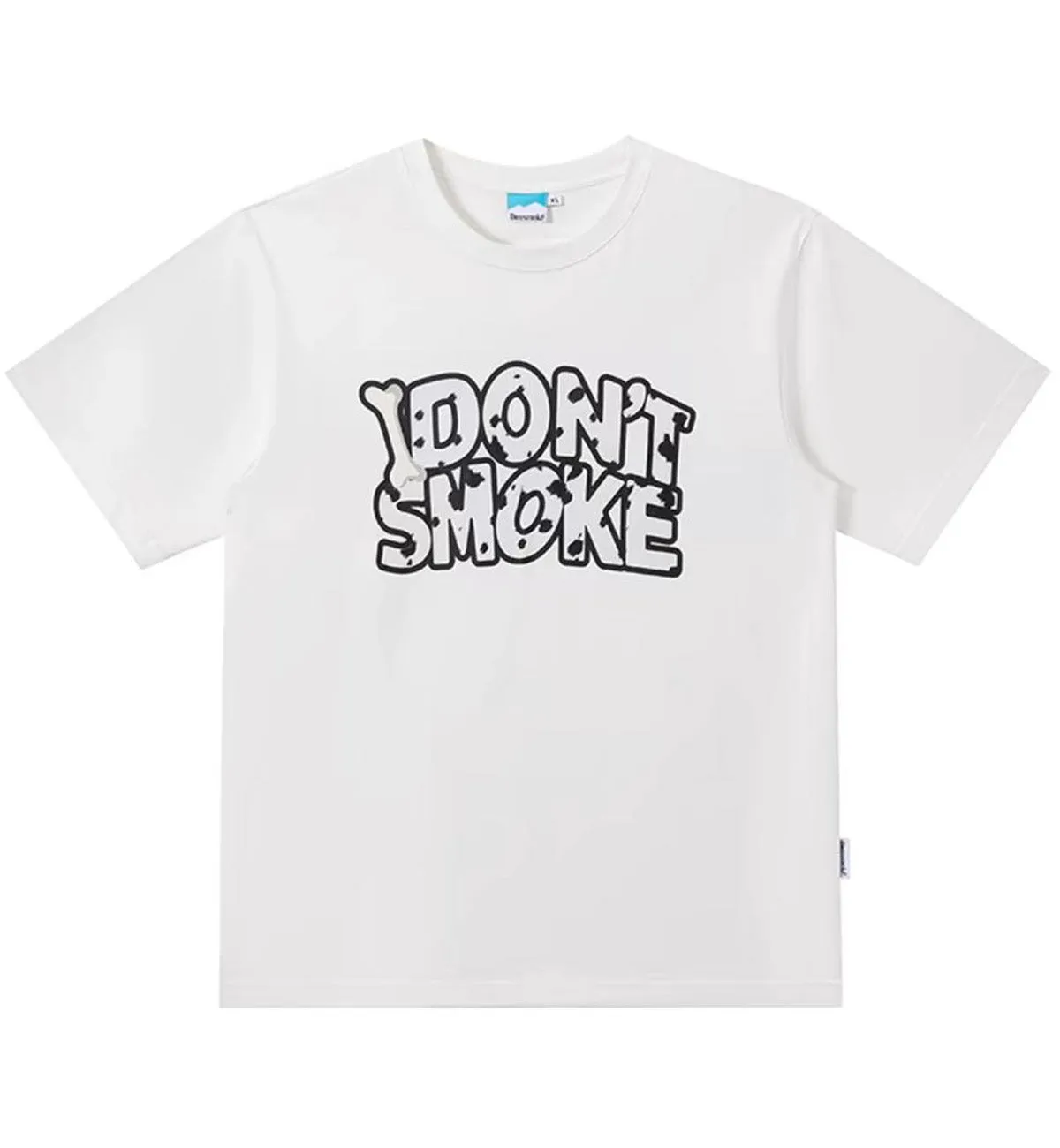 I Don't Smoke Doggy Bone Logo T-Shirt (White)