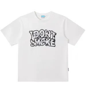 I Don't Smoke Doggy Bone Logo T-Shirt (White)
