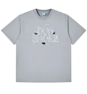 I Don't Smoke Shatter Logo T-Shirt (Grey)
