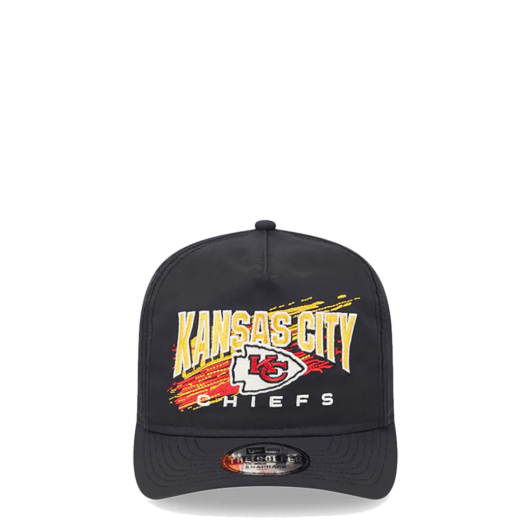 KANSAS CITY CHIEFS THROWBACK BRUSH GOLFER SNAPBACK