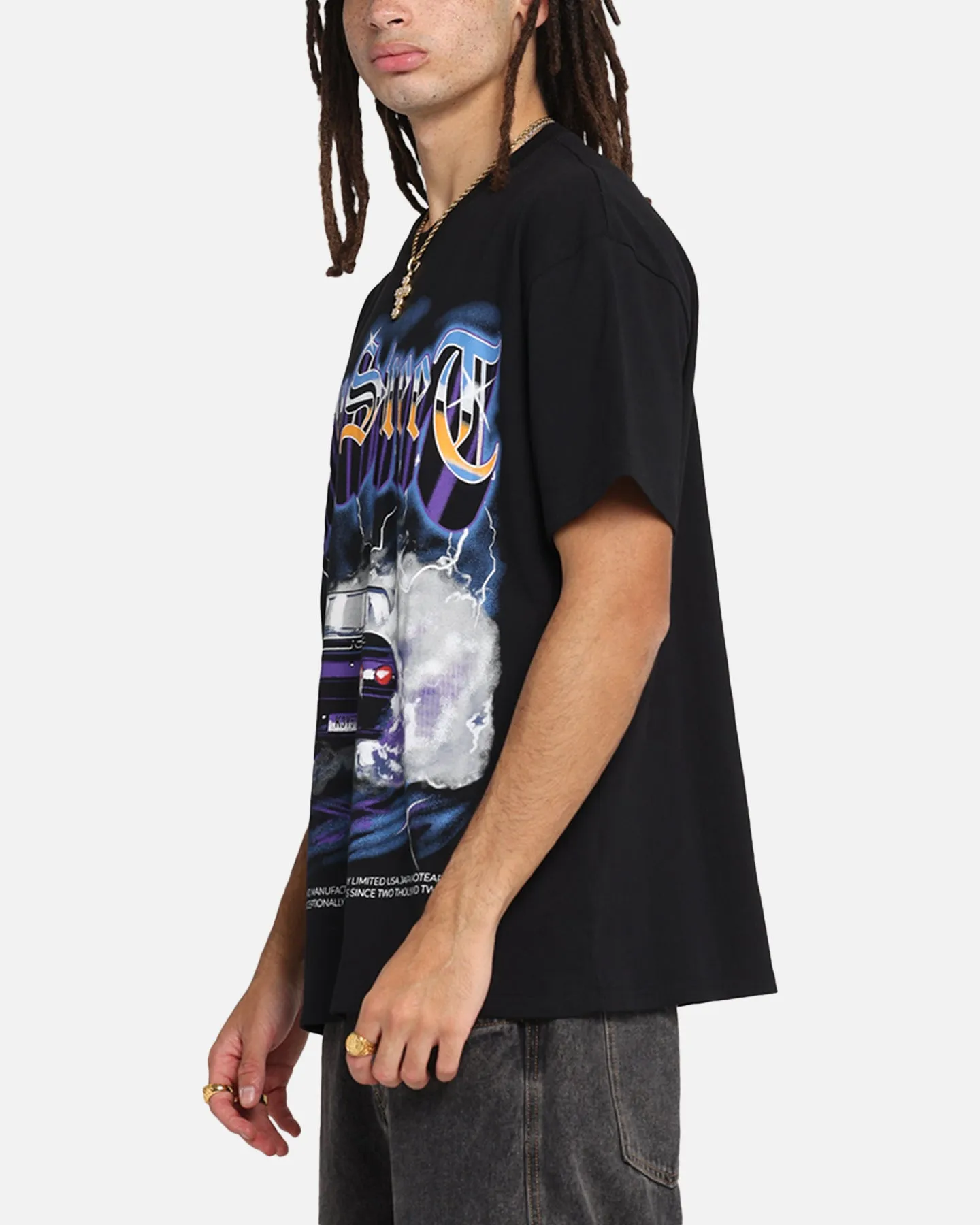 Key Street Burnout T-Shirt Black