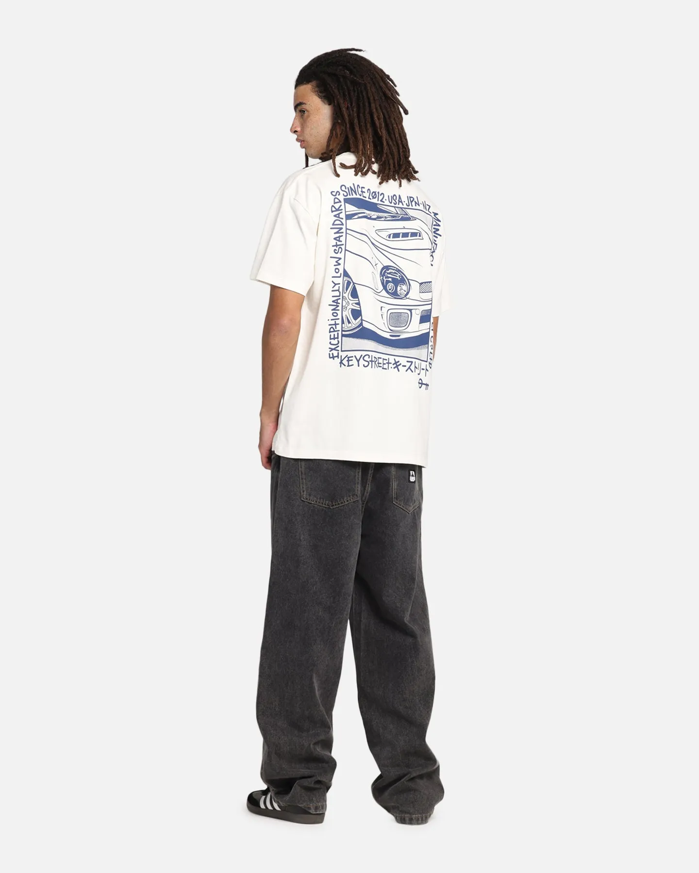 Key Street Halftone T-Shirt Off White