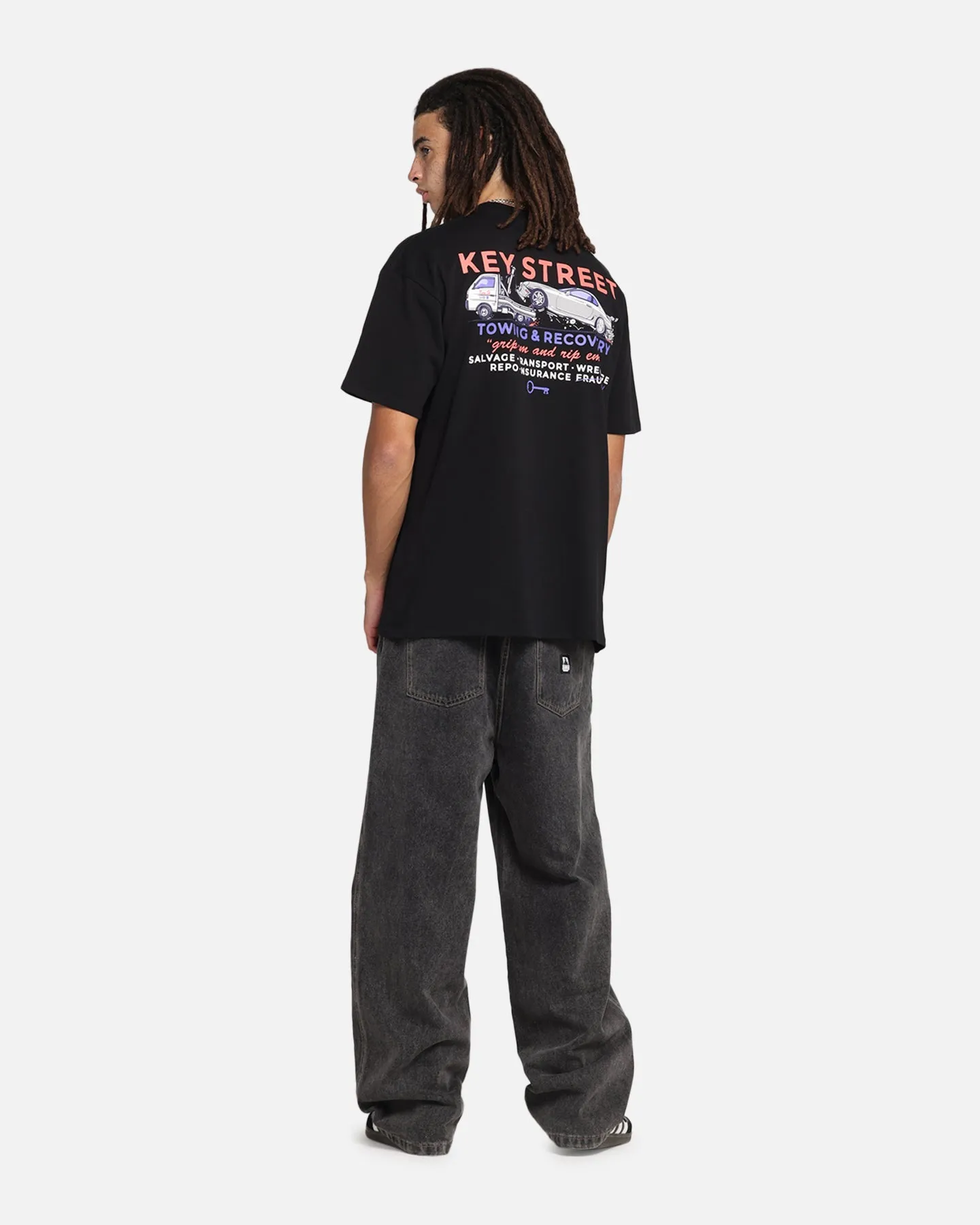 Key Street Kei Tow Truck T-Shirt Black